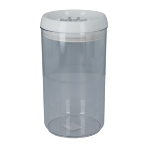 Felli Flip-Tite Cylindrical Food Storage Container Clear and White 67oz